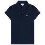 Lacoste Petite Kortärmad Polotröja, Marine, 1Y