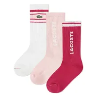 Lacoste Stripe Crew Strumpor 3 Enheter