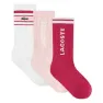 Lacoste Stripe Crew Strumpor 3 Enheter