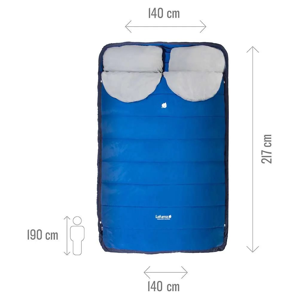 Lafuma Nunavüt Double Sovsäck, Azur blue