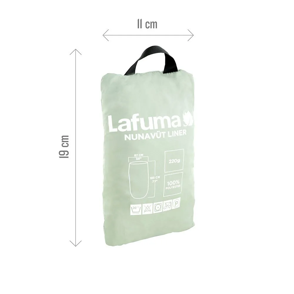 Lafuma Nunavüt Liner Sovsäck, Slate grey, Left Zipper