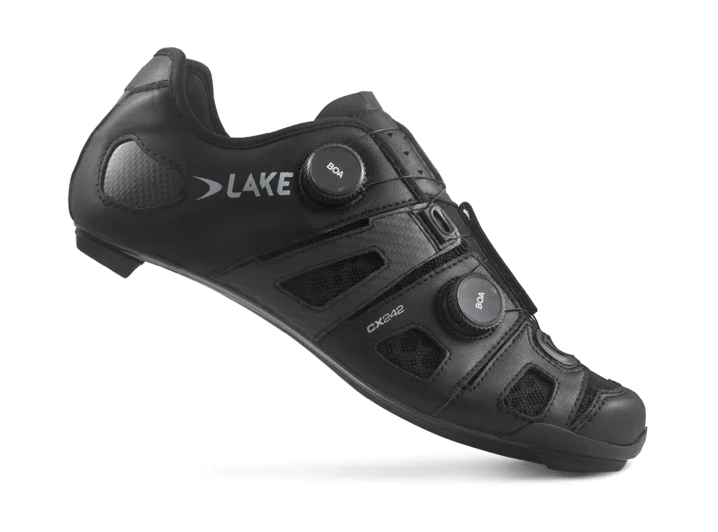 Lake CX242 Cykelsko, Svart/Silver Lake CX242 Cykelsko, Svart/Silver
