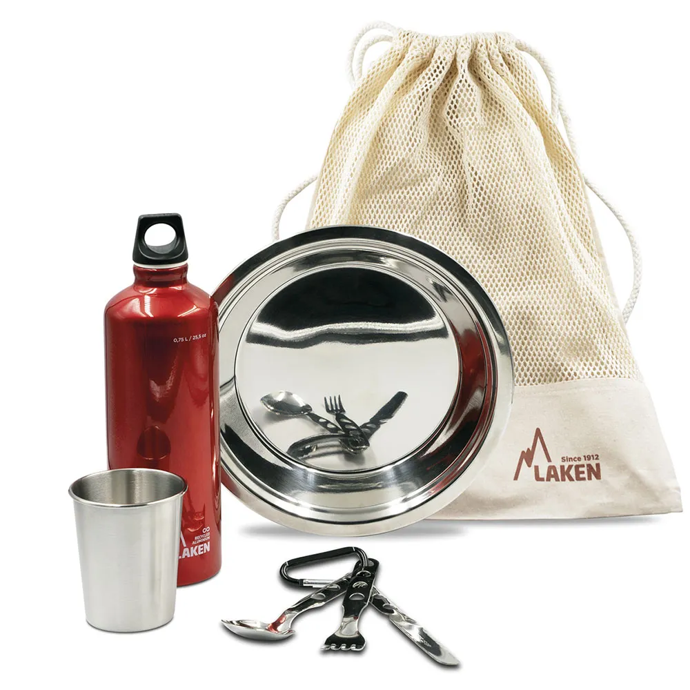 Laken Camp Picknickkorg, Multicolor, One Size