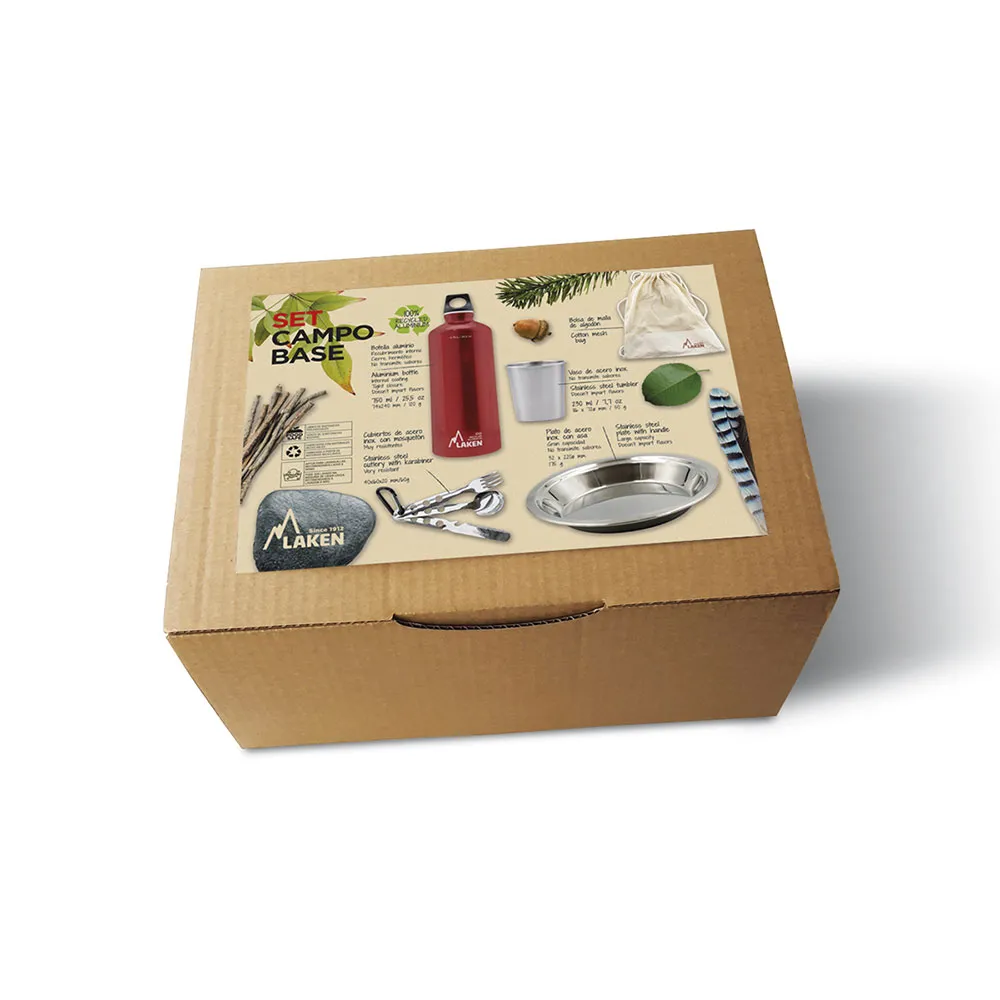 Laken Camp Picknickkorg, Multicolor, One Size