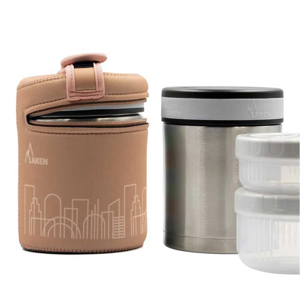 Laken Drinklife+cover City 1l Termosflaska, Pink, One Size
