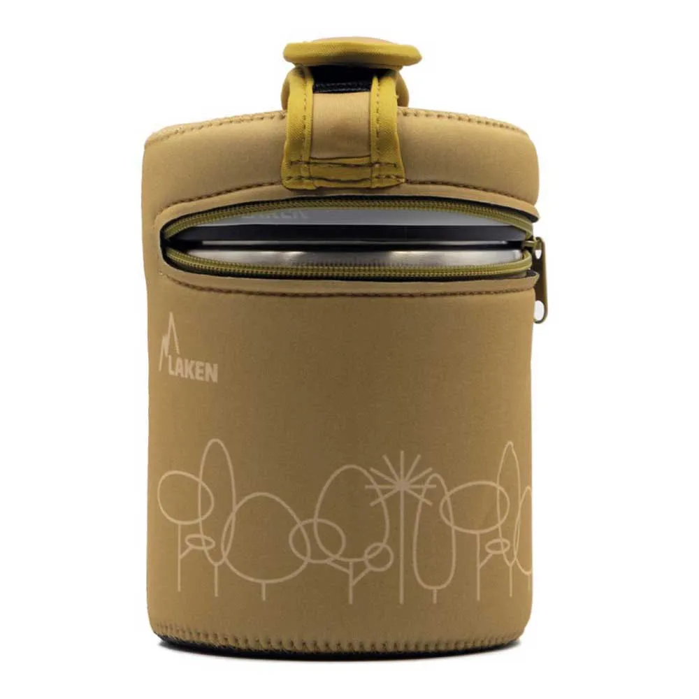 Laken Drinklife+cover Forest 1l Termosflaska, Green, One Size