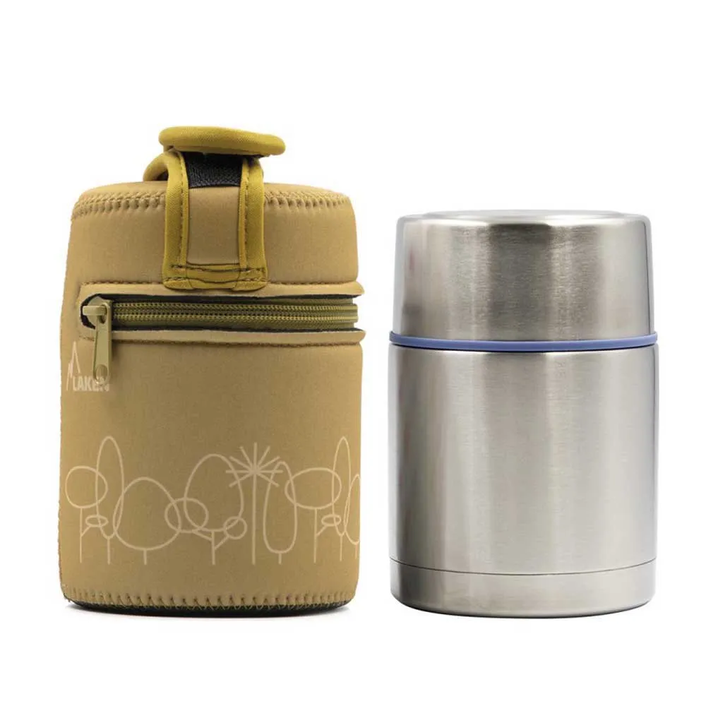 Laken Drinklife+cover Forest 500ml Termosflaska, Green, One Size