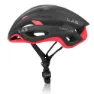 Matt black / red