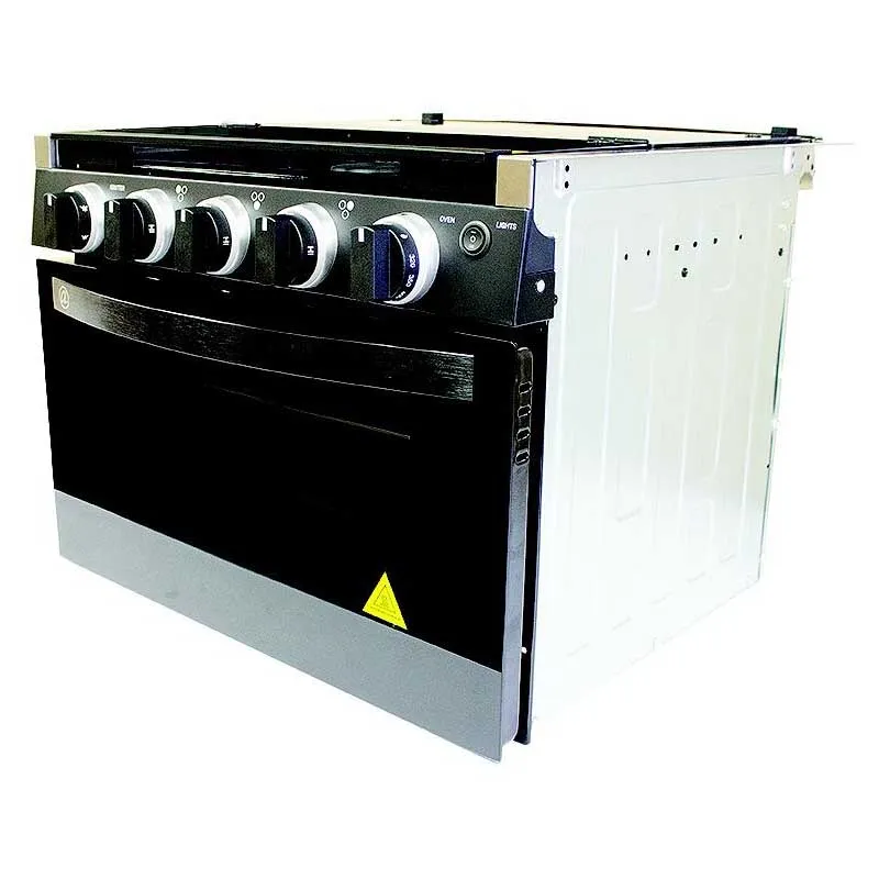 Lasalle Bristol Gasspis Med 3 Brännare (gasol) 43 Cm, Black / silver, 54.5 x 41.5 x 53.5cm