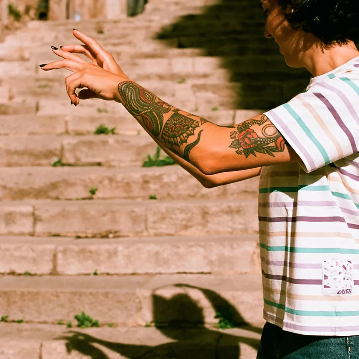 Laser x RODAGIRA Girona Pocket Tee Laser x RODAGIRA Girona Pocket Tee