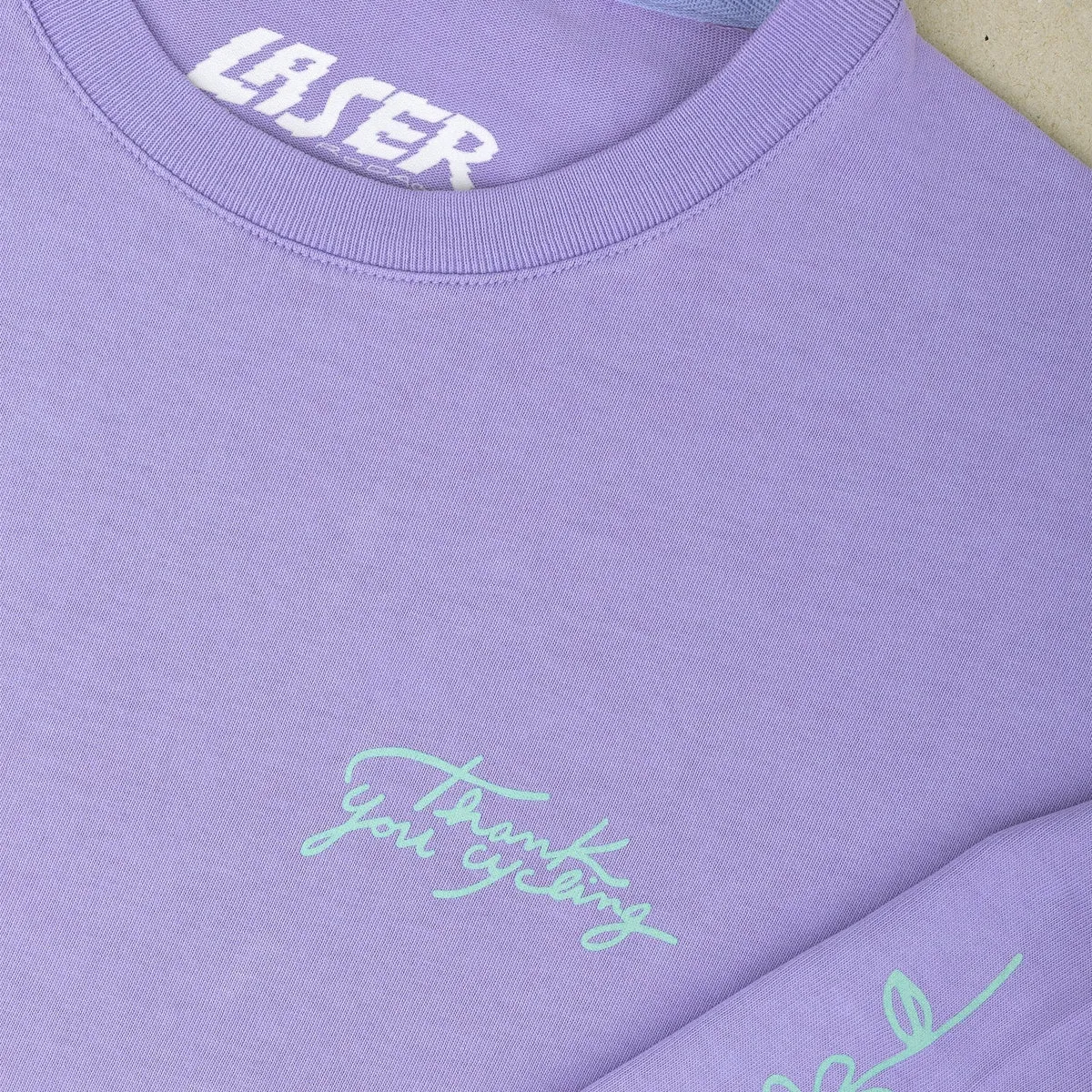 Laser x RODAGIRA Long Sleeve Tshirt, Lavender