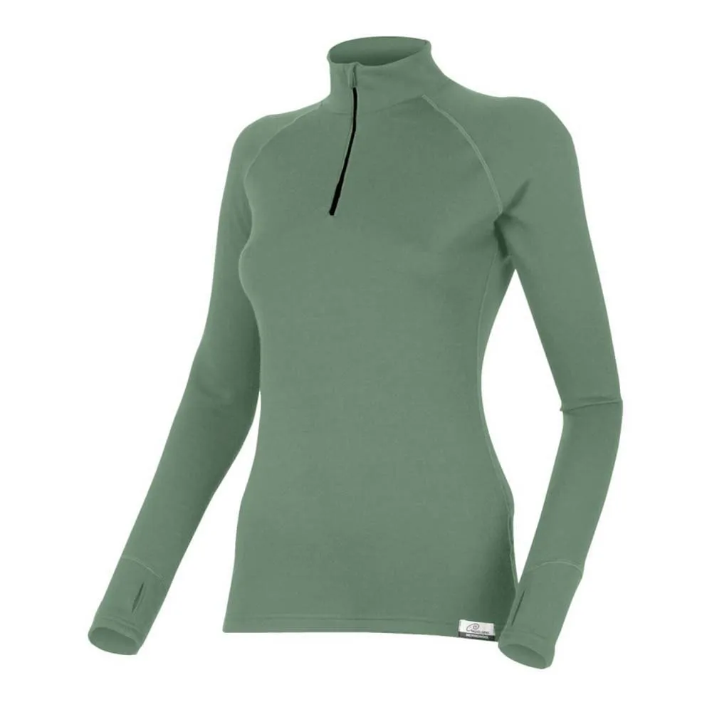 Lasting Laura 6669 Fleece Med Halv Dragkedja, Green