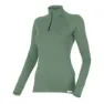 Lasting Laura 6669 Fleece Med Halv Dragkedja, Green