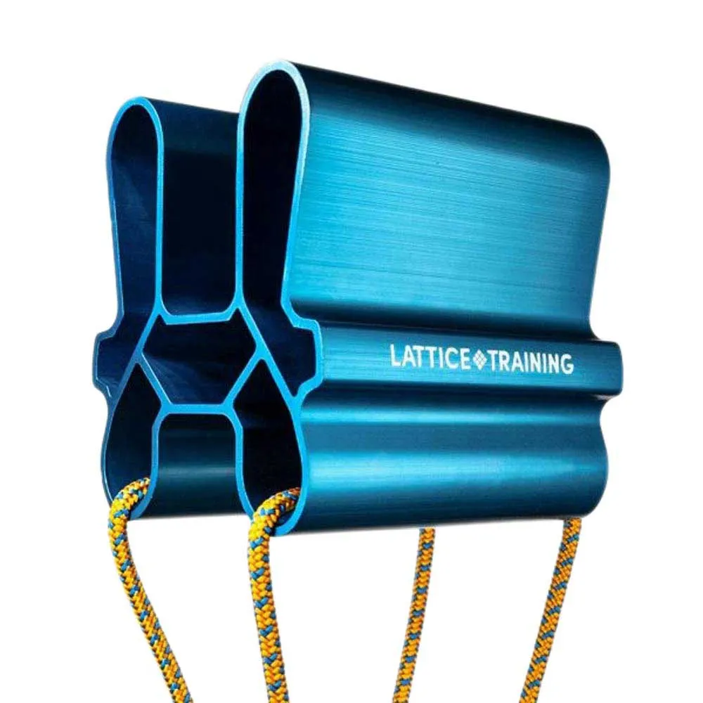 Lattice Training Quad Block Klättergrepp, Blue steal, One Size