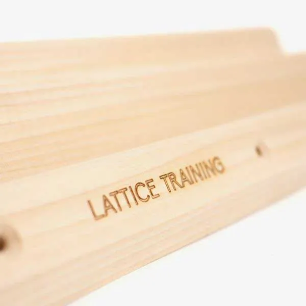 Lattice Training Triple Rung Klättergrepp, Wood, One Size