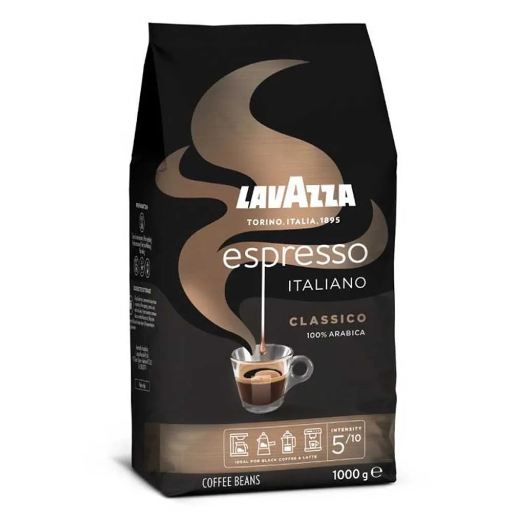 Lavazza Espresso Italiano Classico Kaffebönor 1kg, Brown, One Size