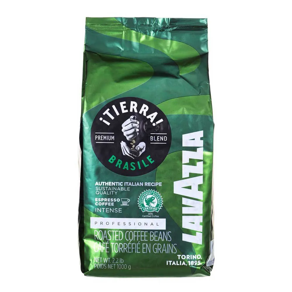 Lavazza Tierra Brasile Espresso Intense Kaffebönor 1kg, Brown, One Size Lavazza Tierra Brasile Espresso Intense Kaffebönor 1kg, Brown, One Size