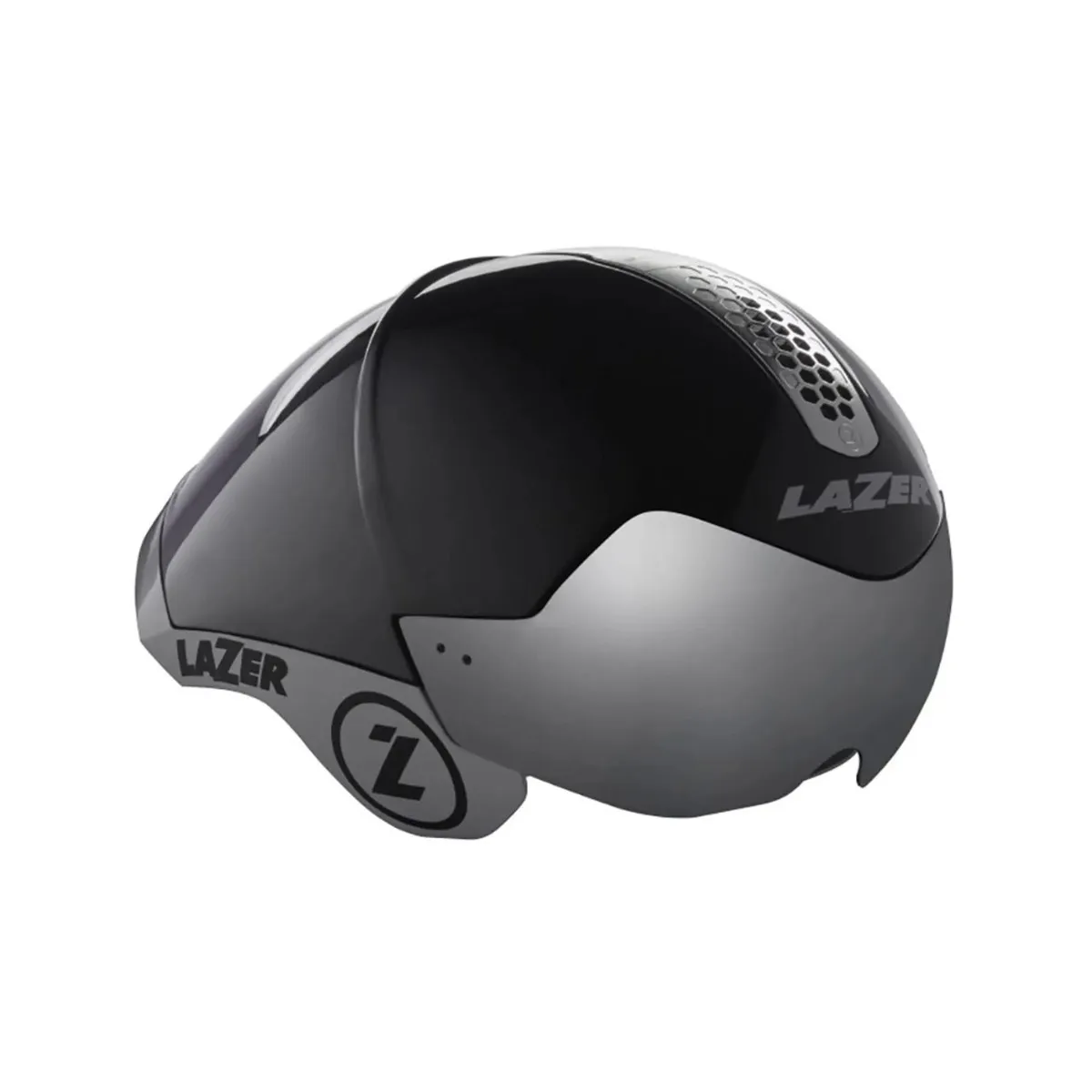 Lazer Wasp Air Tri Helmet, Black Silver Lazer Wasp Air Tri Helmet, Black Silver