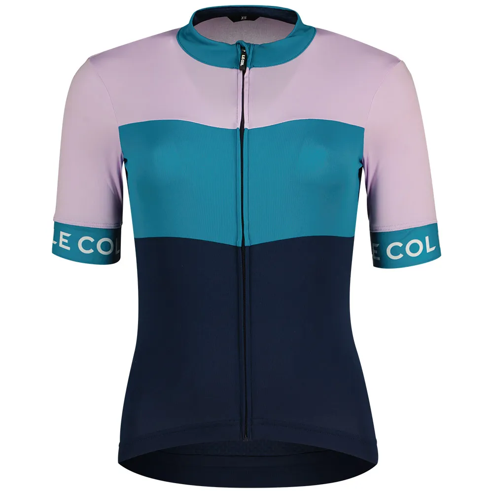 LE COL Sport Korta ärmar Cykeltröja, Navy / peacock / lilac, XS LE COL Sport Korta ärmar Cykeltröja, Navy / peacock / lilac, XS