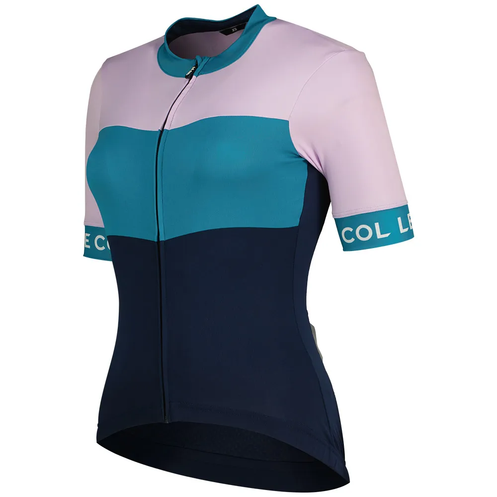 LE COL Sport Korta ärmar Cykeltröja, Navy / peacock / lilac, XS LE COL Sport Korta ärmar Cykeltröja, Navy / peacock / lilac, XS