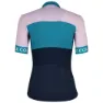 LE COL Sport Korta ärmar Cykeltröja, Navy / peacock / lilac, XS