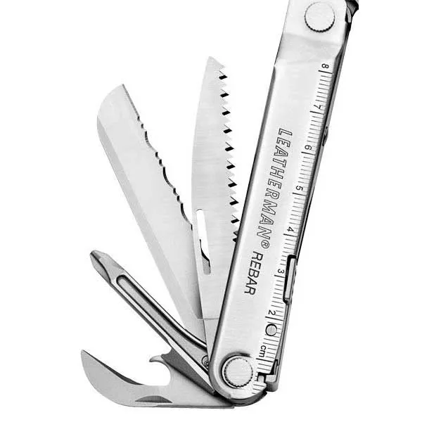 Leatherman Rebar Nylon Sheath Cardboard Multiverktyg, Stainless steel, Nylon Sheath and cardboard box Leatherman Rebar Nylon Sheath Cardboard Multiverktyg, Stainless steel, Nylon Sheath and cardboard box