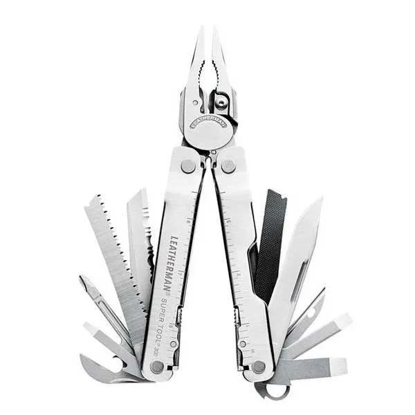 Leatherman Super Tool 300 Nylon Sheath Multiverktyg, Stainless steel, Nylon Sheath