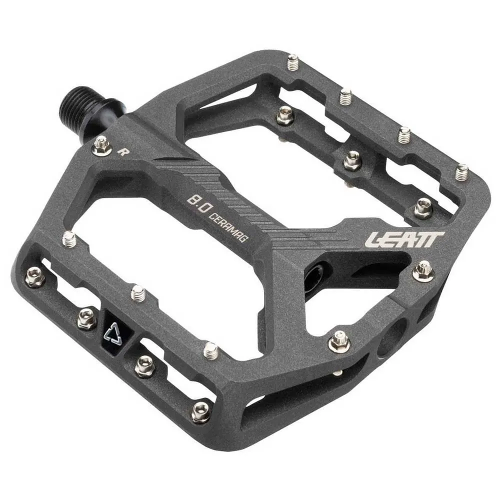 Leatt Ceramag All Mountain 8.0 Ti Flat 114x107 Mm Cykelpedaler, Grey, One Size