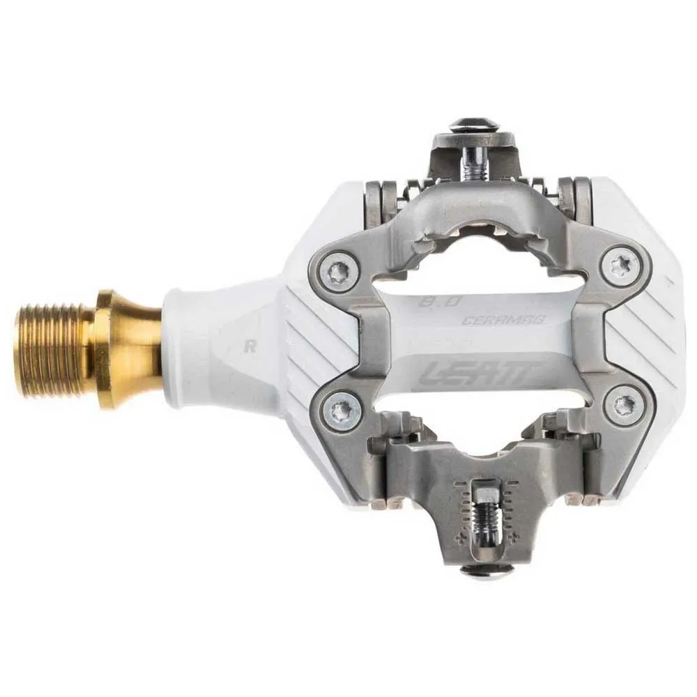 Leatt Ceramag Endurance 8.0ti Clip-in Cykelpedaler, Bone, One Size