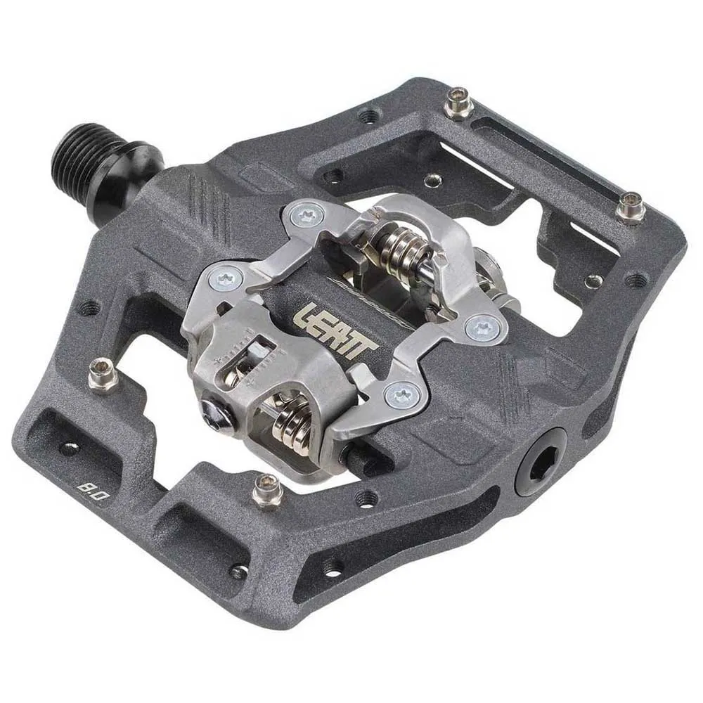 Leatt Ceramag Gravity 8.0 Clip-in 110x88 Mm Cykelpedaler, Grey, One Size
