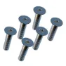 Leatt Titan Gravity Effektmätareskruvar 6 Bitar, Titanium, One Size