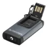 LEDLENSER K46r Memory 4 Gb Uppladdningsbar Ficklampa Nyckelring, Grey, 400 Lumens