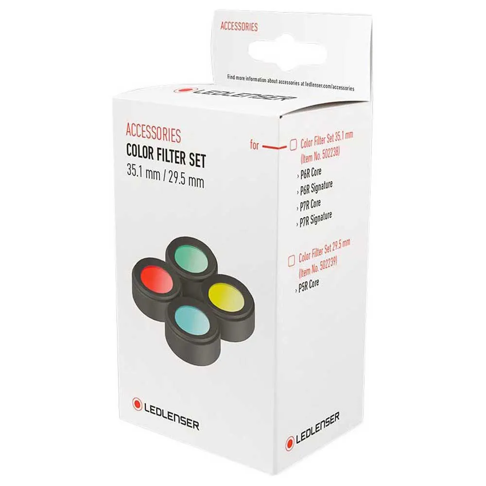LEDLENSER Uppsättning Med Kärnfärgfilter För P5r 29.5 Mm, Multicolor, One Size