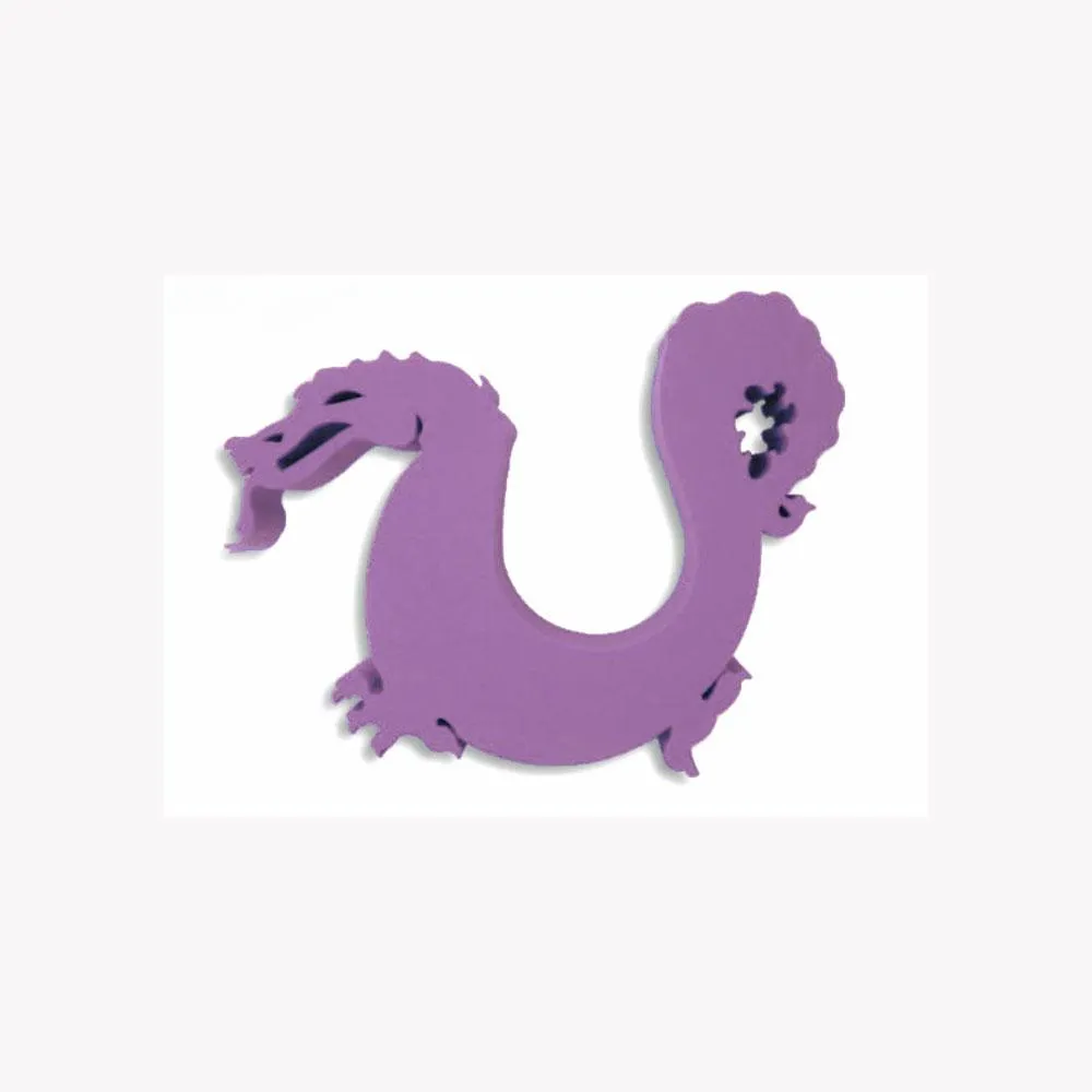 Leisis Flytande Drake-matta unisex, Violet, 43 x 52 x 8cm