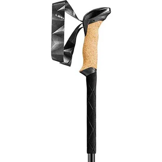 LEKI Black Series Carbon Stavar, Black / black gray / dark anthracite, 100-135cm