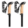 LEKI Black Series Fx Carbon Stavar, Black / natural carbon, 110-130cm