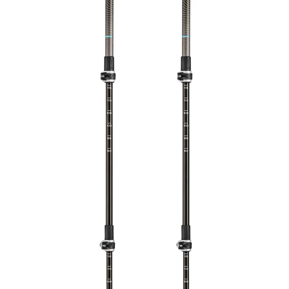 LEKI Cressida As Stavar, Brown metallic / chocolate brown metallic / mint, 90-125cm