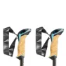 LEKI Cressida As Stavar, Brown metallic / chocolate brown metallic / mint, 90-125cm