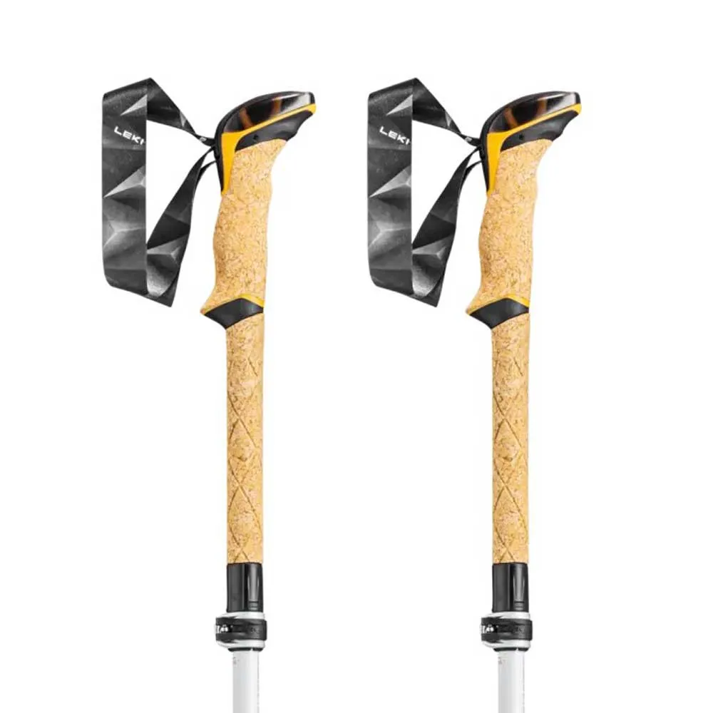LEKI Cressida Fx Carbon As Stavar, White / mango / silver, 100-120cm
