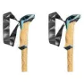 LEKI Cressida Fx Carbon Stavar, Brown metallic / mint / chocolate brown metallic, 100-120cm