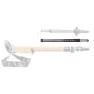 LEKI Cressida Fx Karbonstänger Mittdel 3 110-120 Cm, Multi, 18-16mm