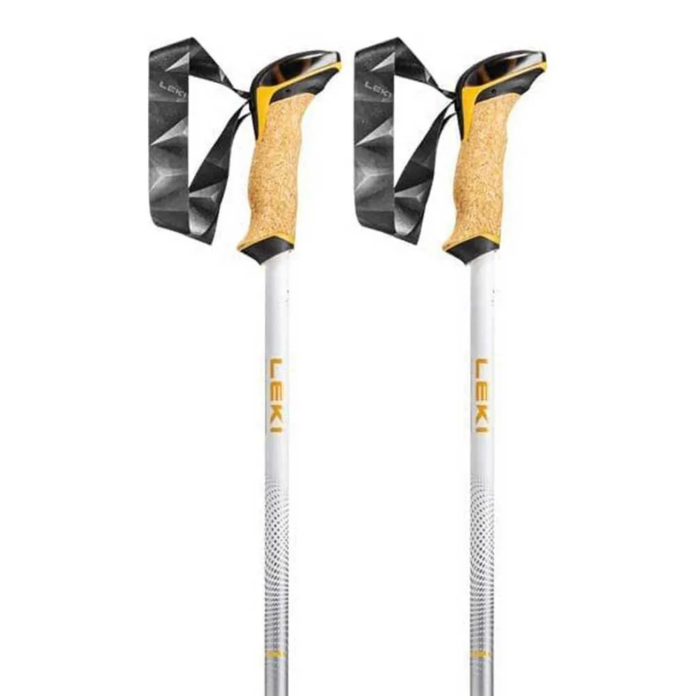 LEKI Cressida Stavar, Mango / white / silver, 90-125cm