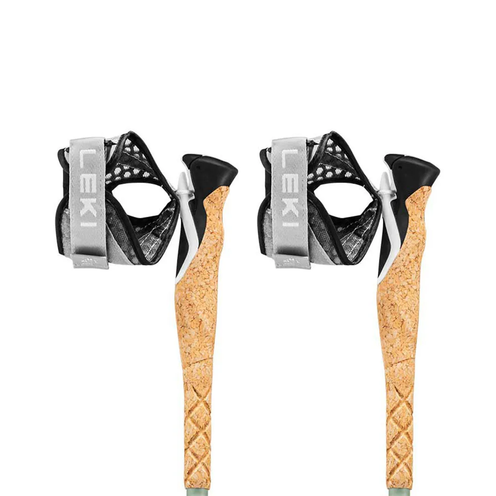 LEKI Cross Trail Carbon Stavar, White / envy / black, 100-135cm