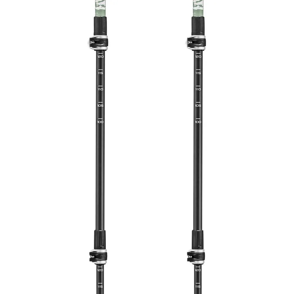 LEKI Cross Trail Carbon Stavar, White / envy / black, 100-135cm