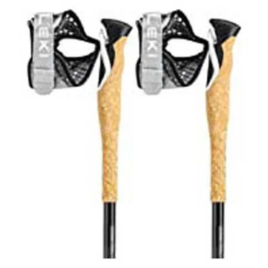 LEKI Cross Trail Lite Carbon Stavar, Black / white / natural carbon, 100-135cm LEKI Cross Trail Lite Carbon Stavar, Black / white / natural carbon, 100-135cm