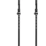 LEKI Cross Trail Lite Carbon Stavar, Black / white / natural carbon, 100-135cm