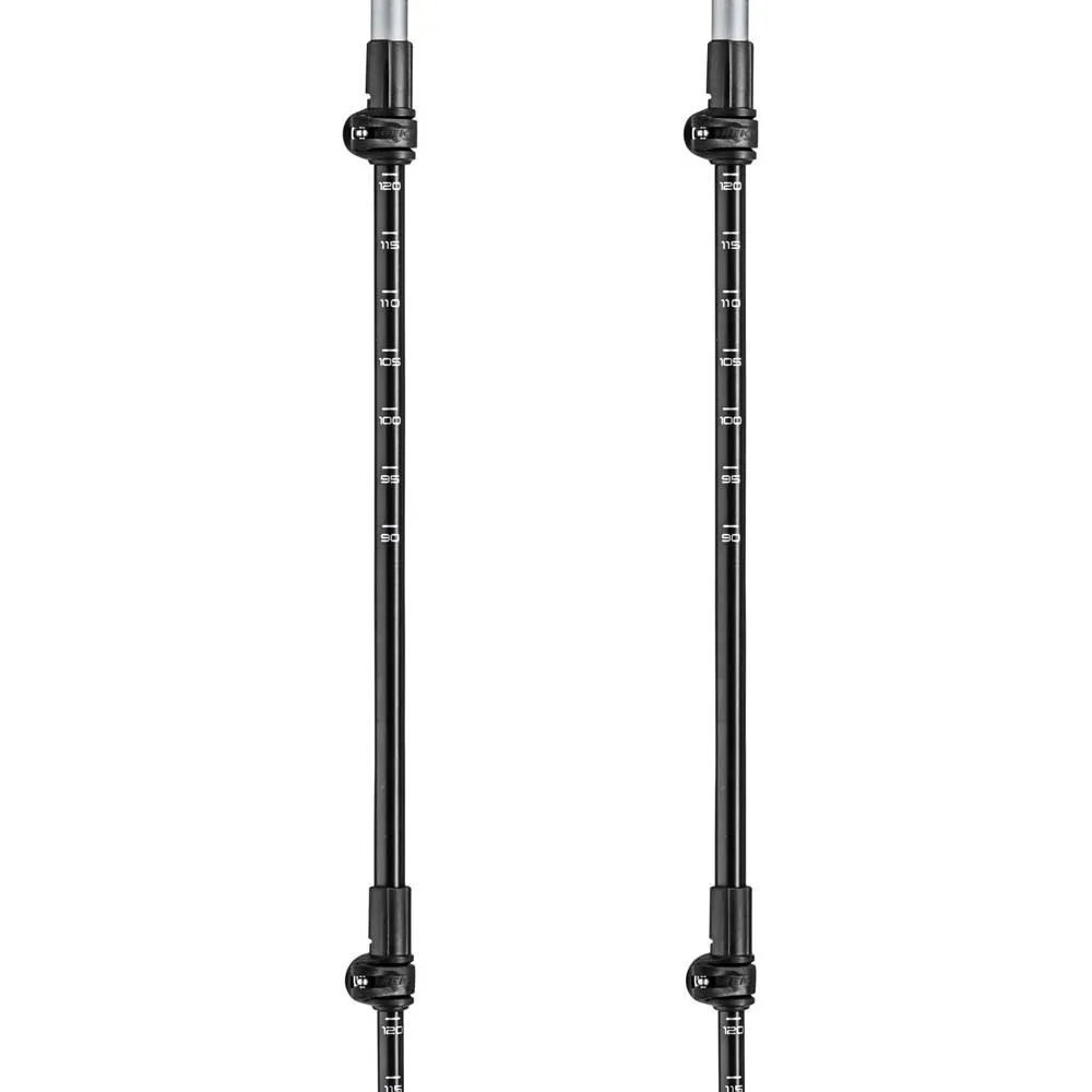LEKI Jannu Stavar, White / smokegreen / silver, 90-125cm