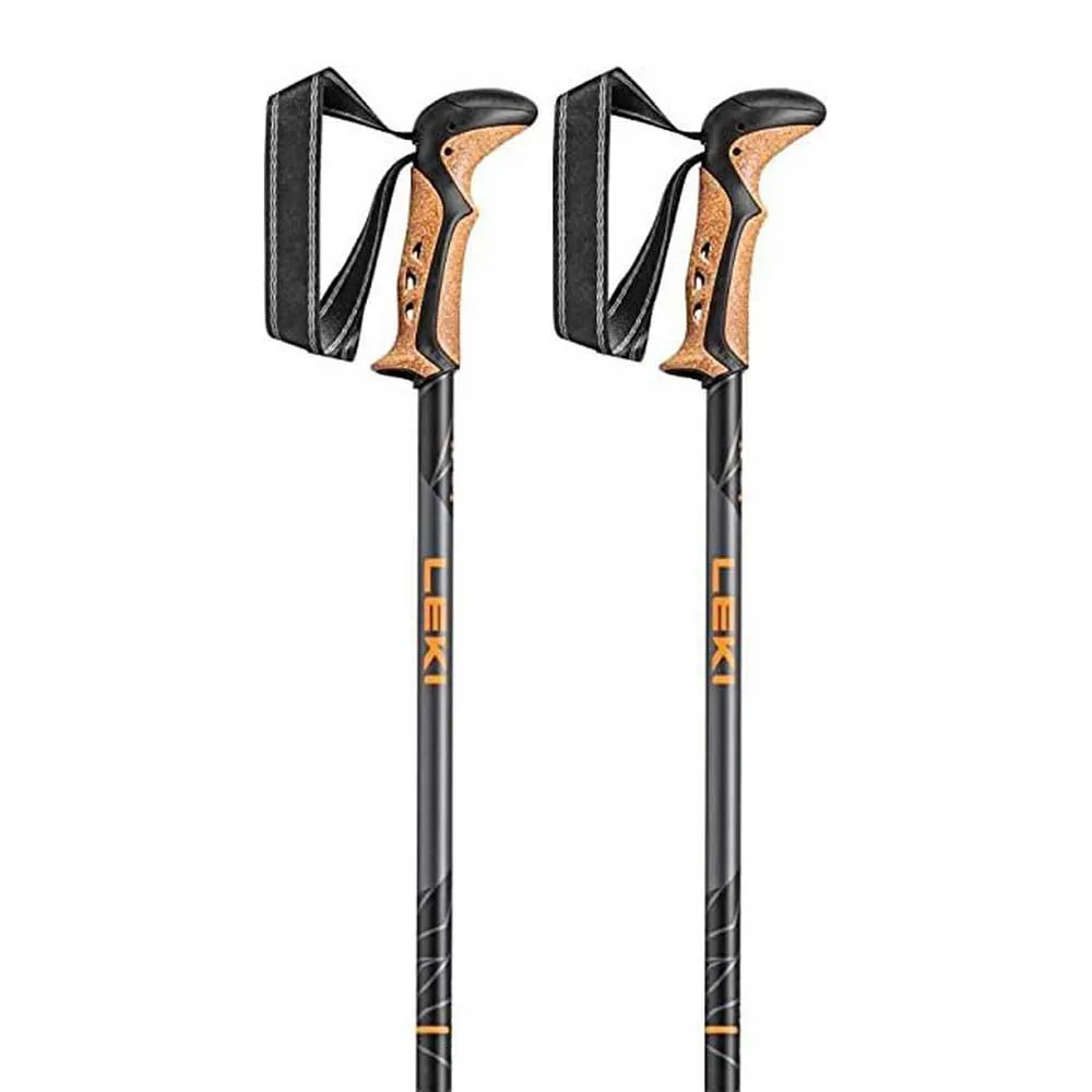 LEKI Khumbu As Stavar, Dark anthracite / orange / black, 110-145cm
