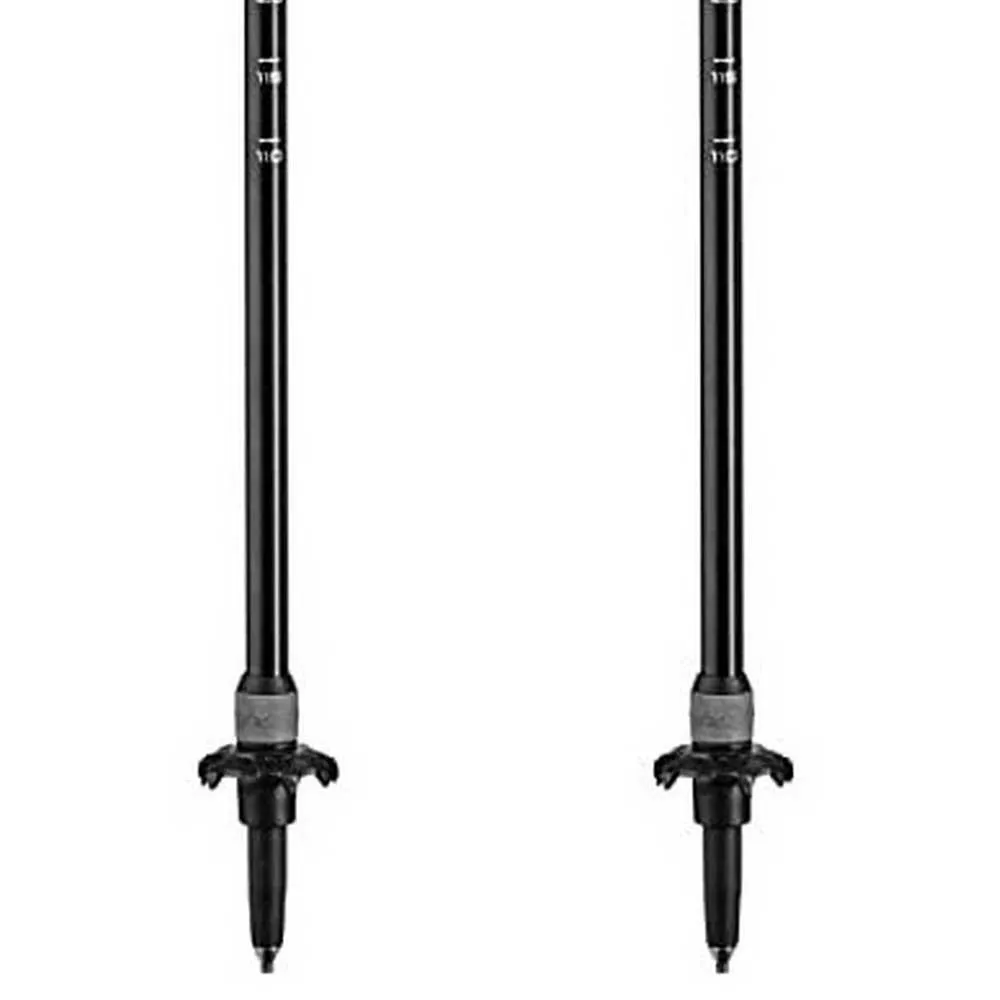 LEKI Khumbu As Stavar, Dark anthracite / orange / black, 110-145cm