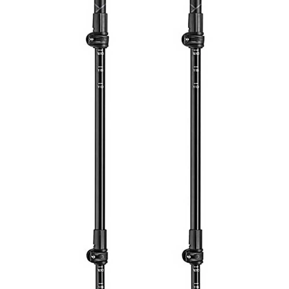 LEKI Khumbu As Stavar, Dark anthracite / orange / black, 110-145cm